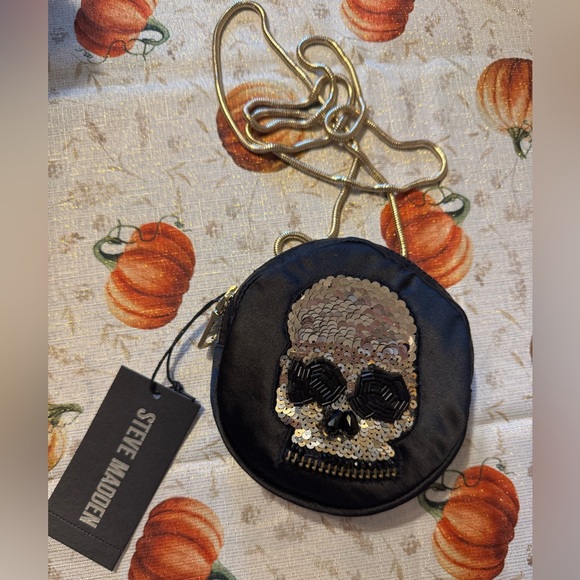 Steve Madden BMandy Skull Micro Mini Crossbody Bag - Picture 2 of 8
